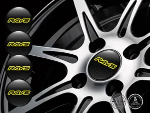 Rays Adesivo Cerchio Ruota Edizione Set Badge Silicone